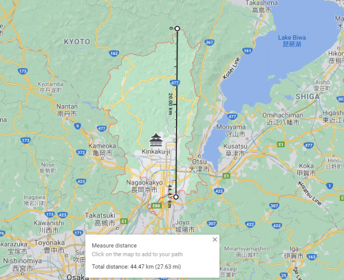 Kyoto size google maps version