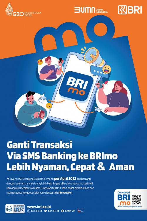 SMS Banking to BRImo