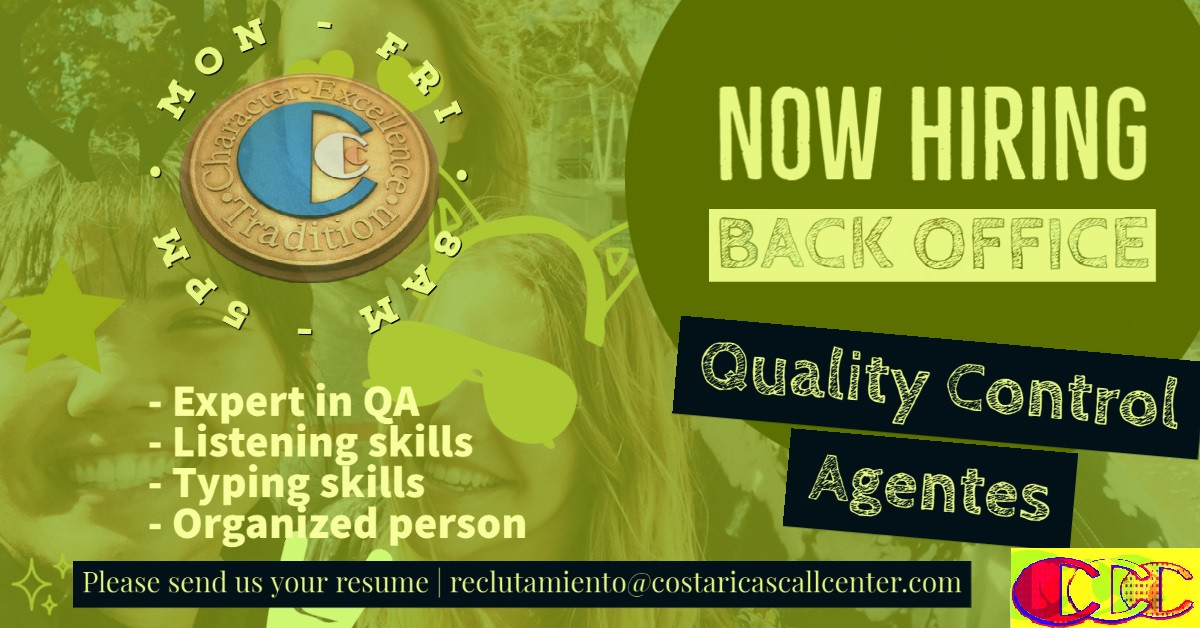 BACK OFFICE QA AGENT JOB COSTA RICA image hosting upload