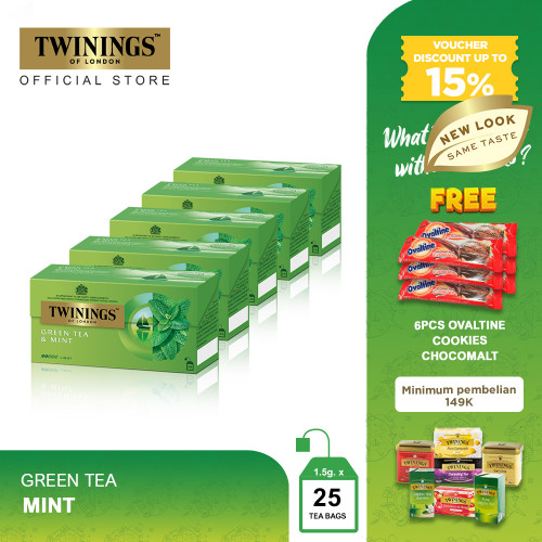 Twinings Mint Green Tea 5X 1