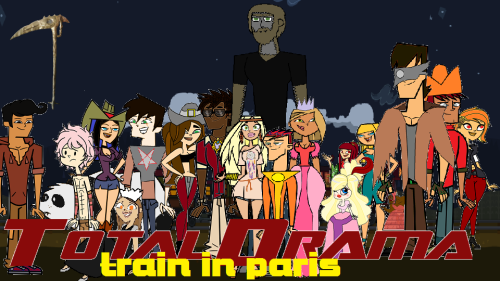 Total drama train in paris