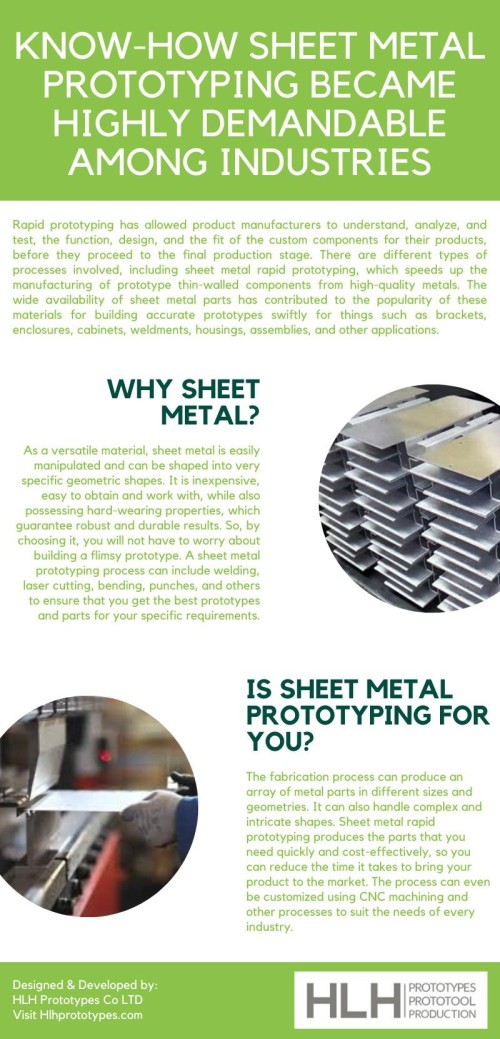 Know How Sheet Metal Prototyping Became Highly Demandable Among Industries