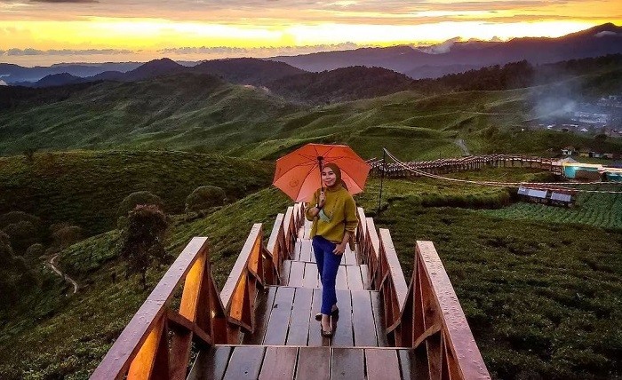 Sunrise di aTaman Langit Pangalengan, Bandung, Jawa Barat