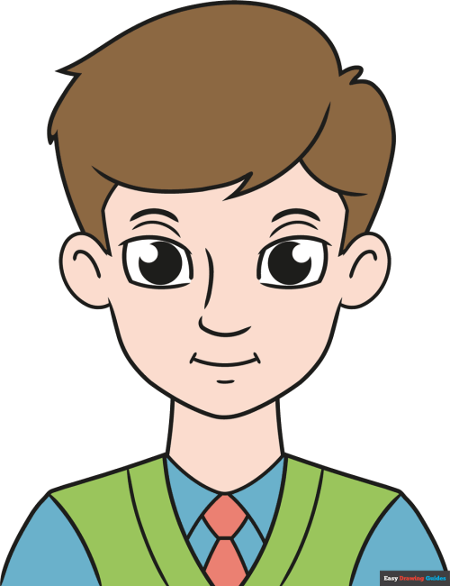 how to draw a cartoon man featured image 1200
