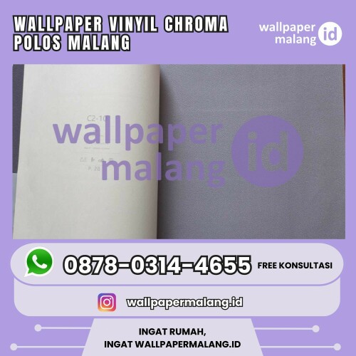 Wallpaper Vinyl Chroma Polos Malang