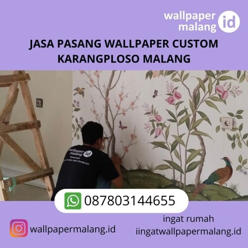 jasa pasang wallpaper custom karangploso malang