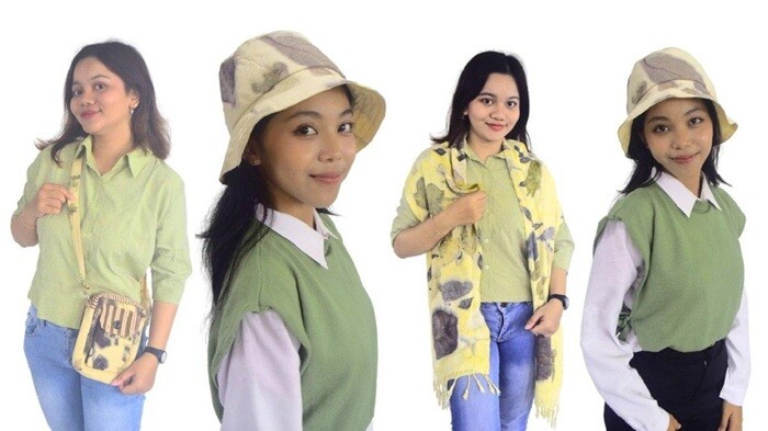 Beragam Karya Ecoprint Sari Craft, Ramah Lingkungan dan Penuh Keistimewaan.
