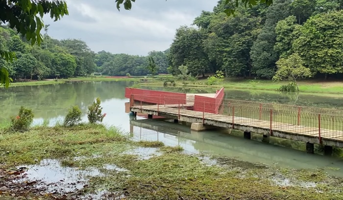 WISATA KABUPATEN BOGOR - Kawasan Kebun Raya Cibinong di Kabupaten Bogor, Jawa Barat, Selasa (9/12/2025).